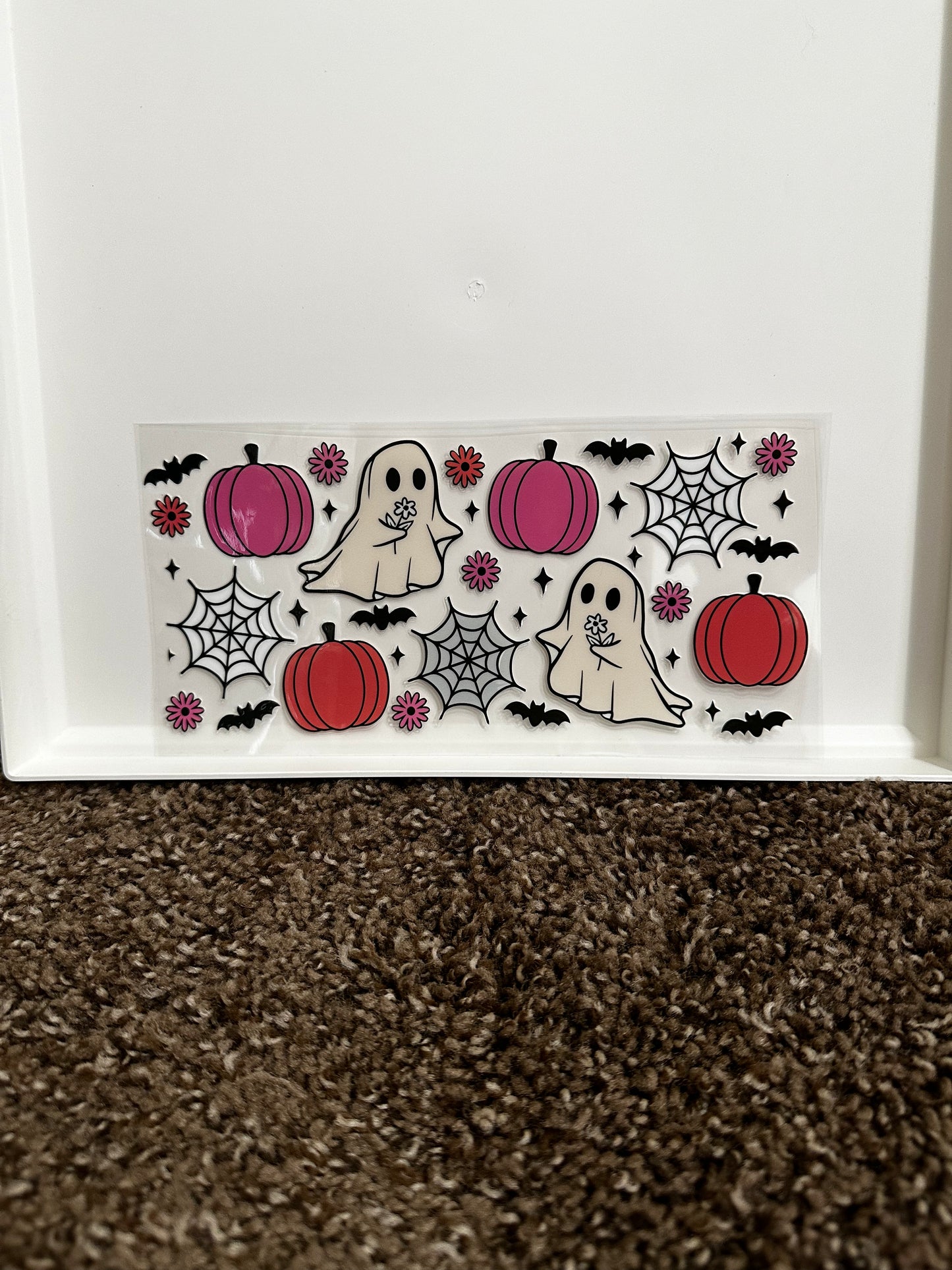 Spider and ghost decal