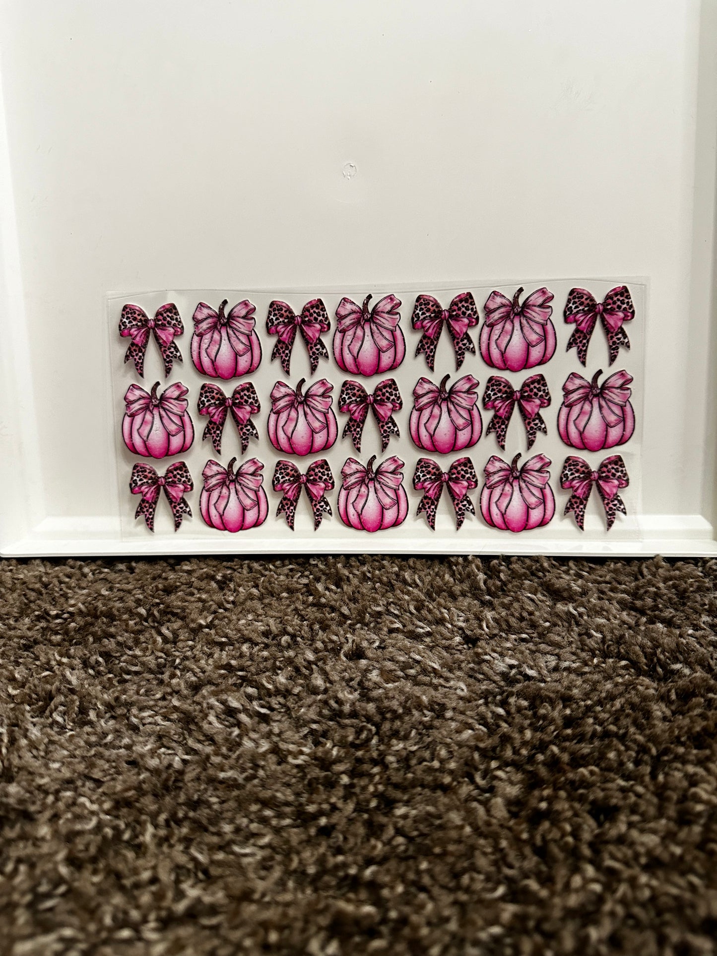 Pink Pumpkin Decal