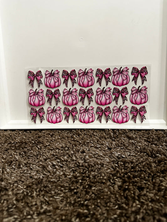 Pink Pumpkin Decal