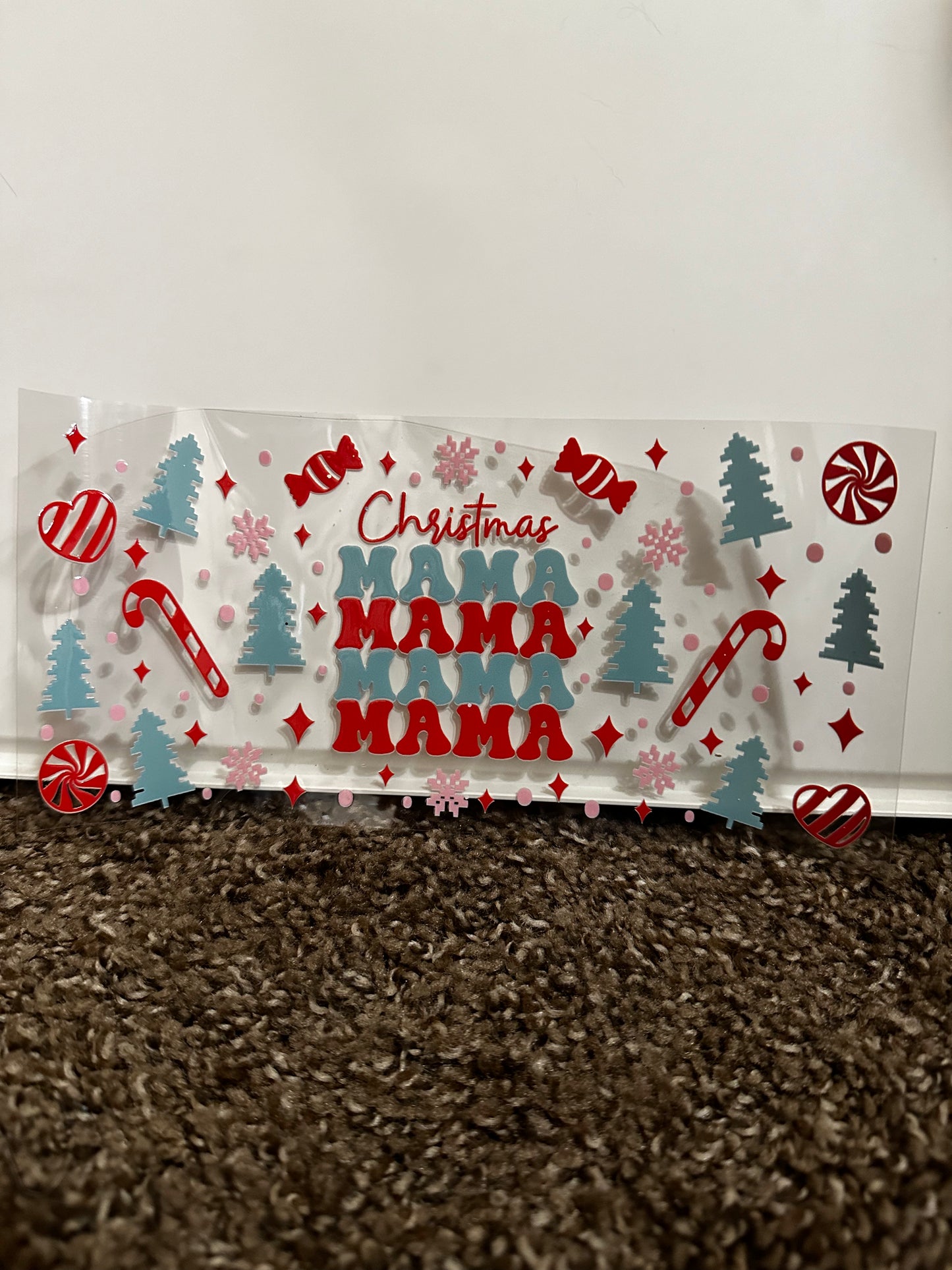 christmas mama decal