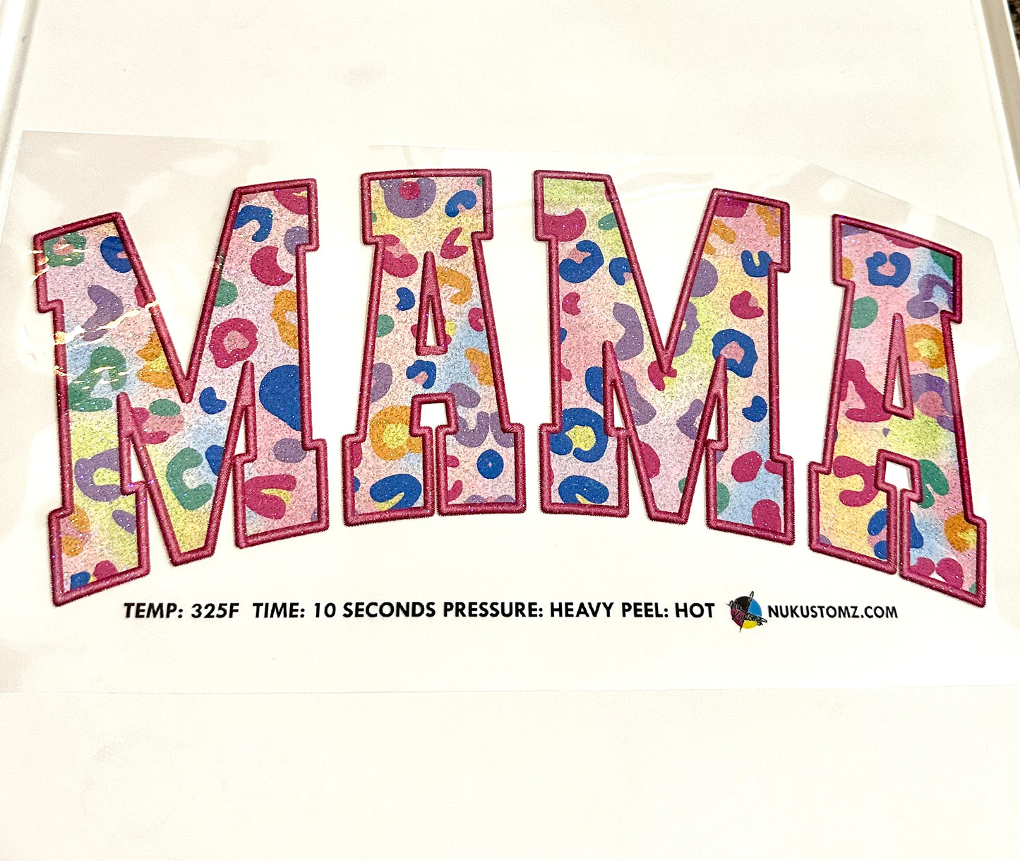 color cheetah mama transfer
