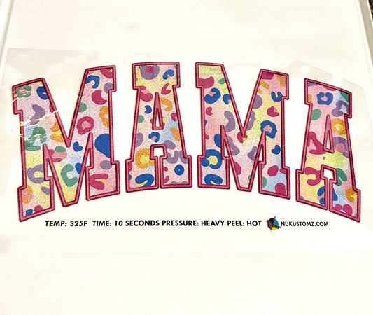 color cheetah mama transfer