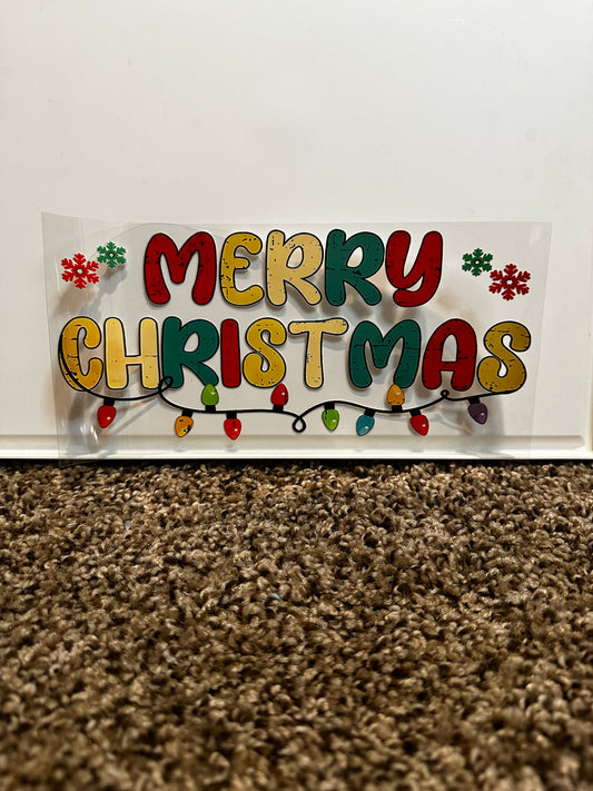 merry Christmas decal