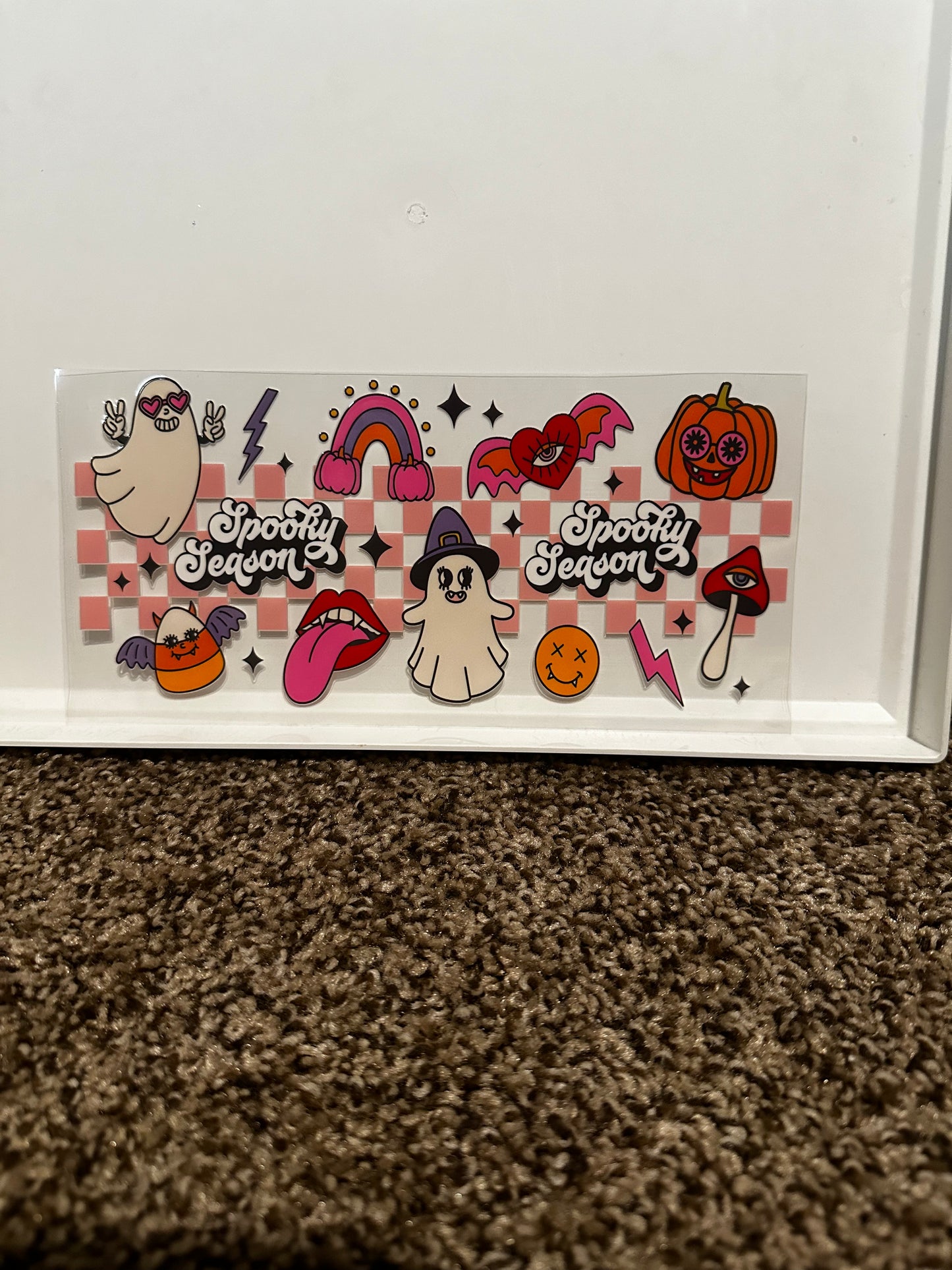 Spooky season decal