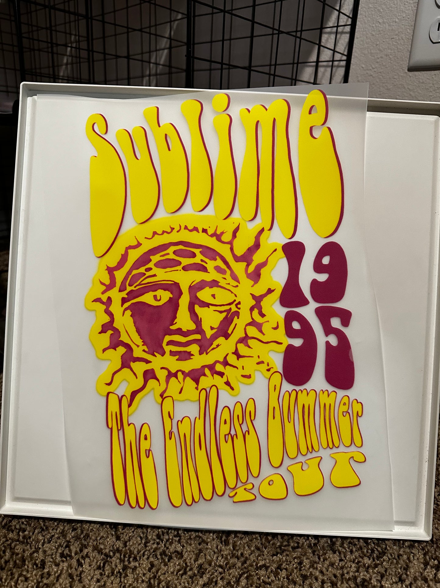 sublime yellow transfer