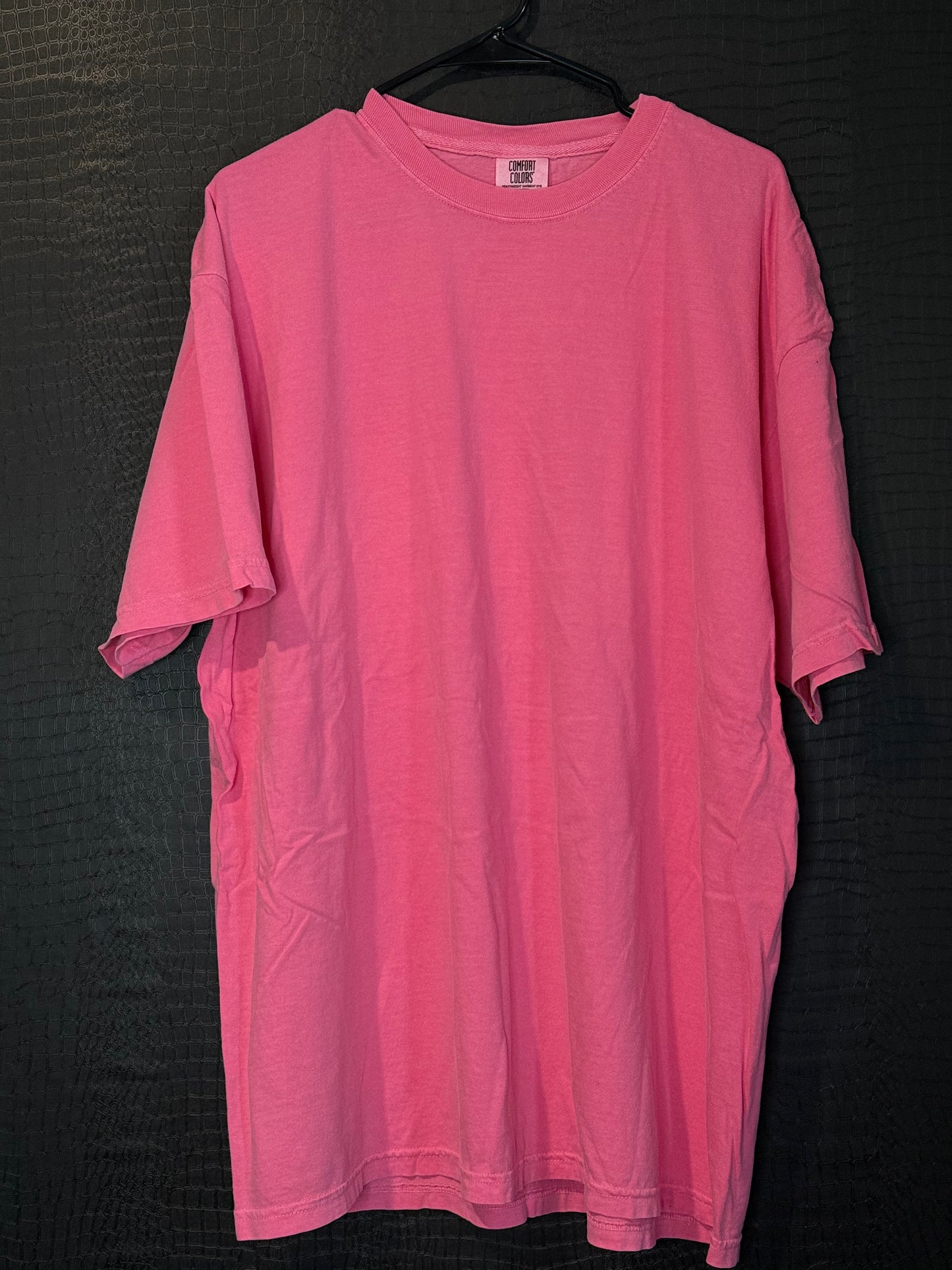 Comfort Colors hot pink t-shirt