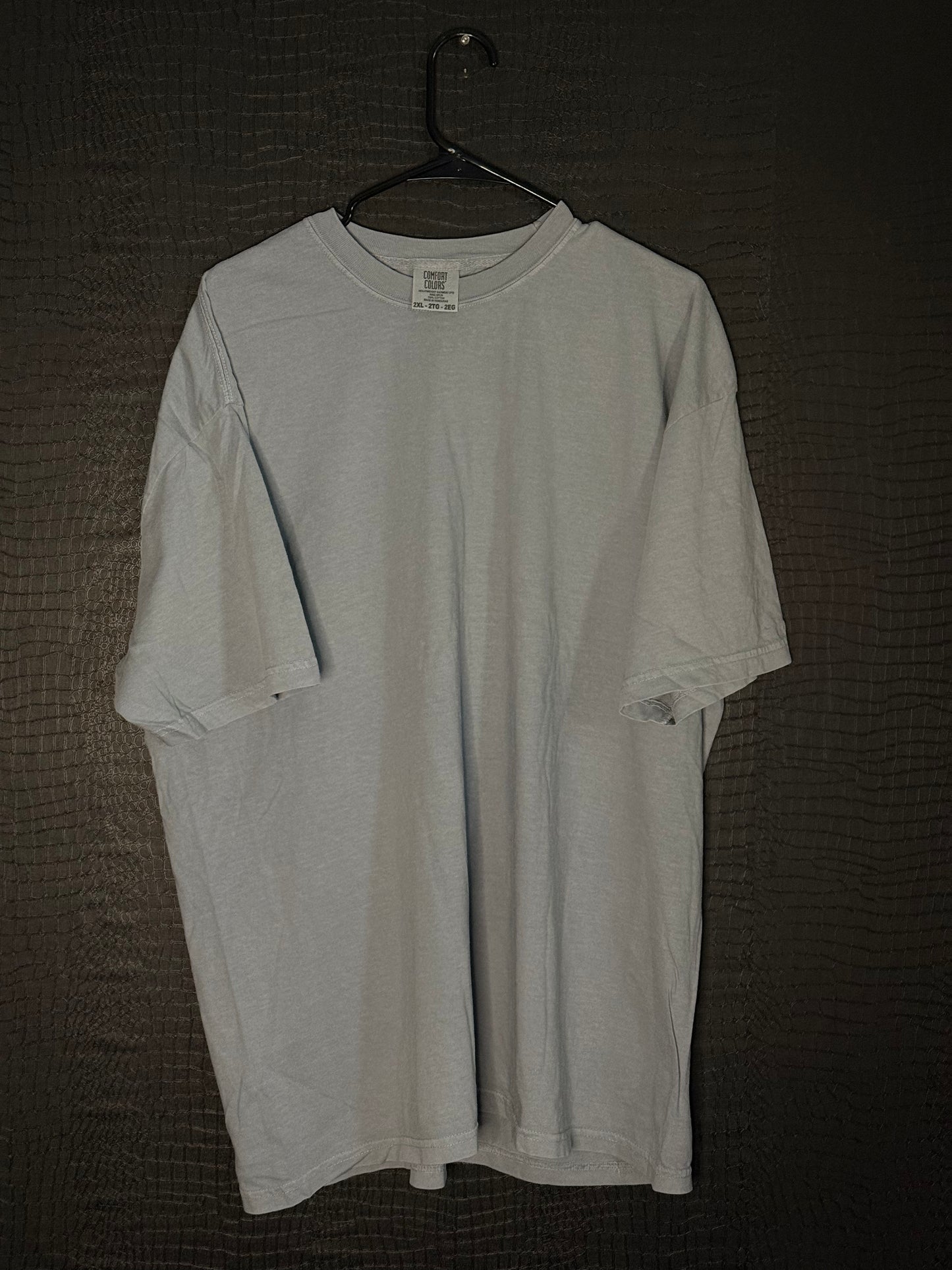 Comfort Colors washed grey t-shirt