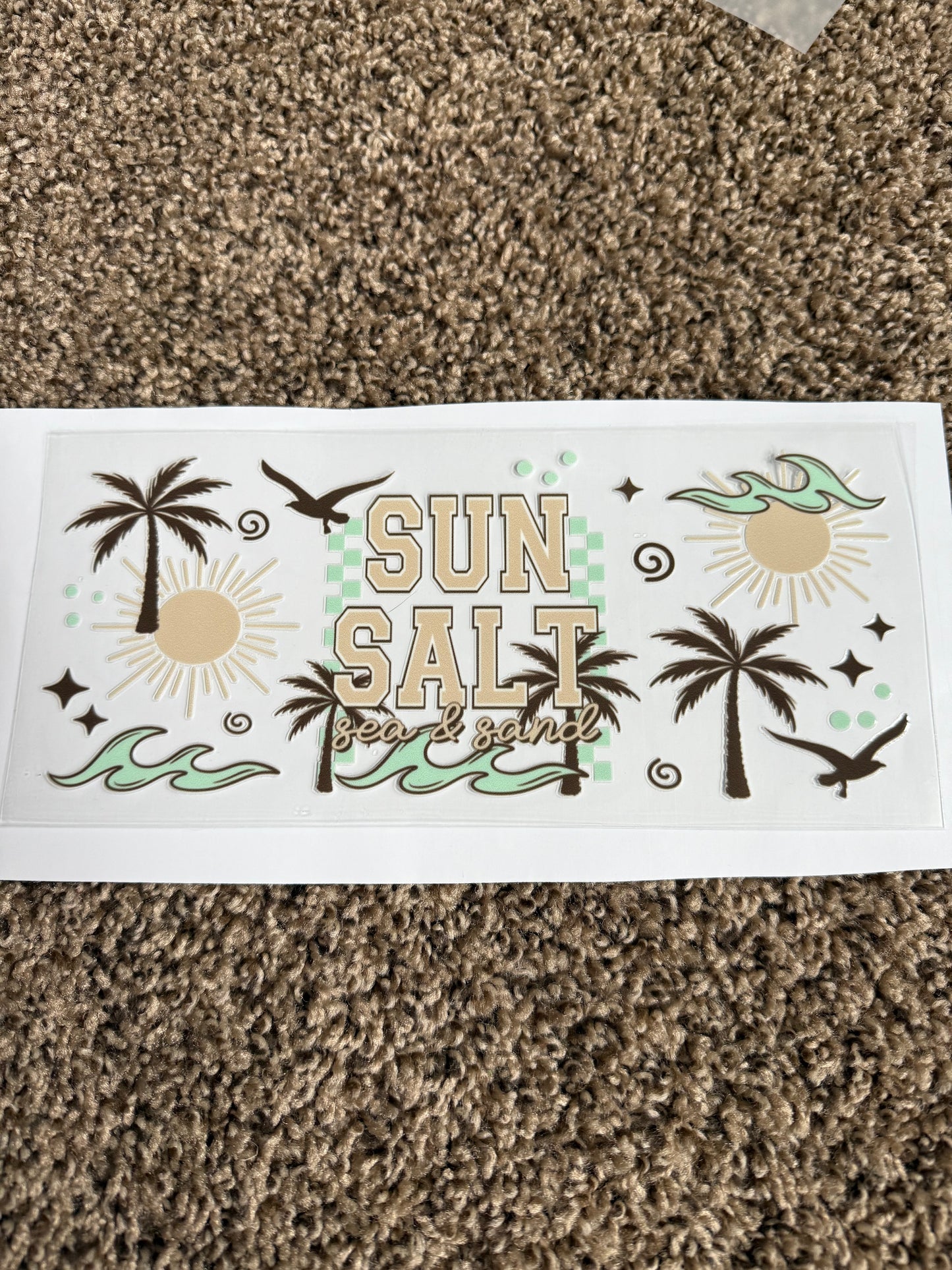 sun salt decal