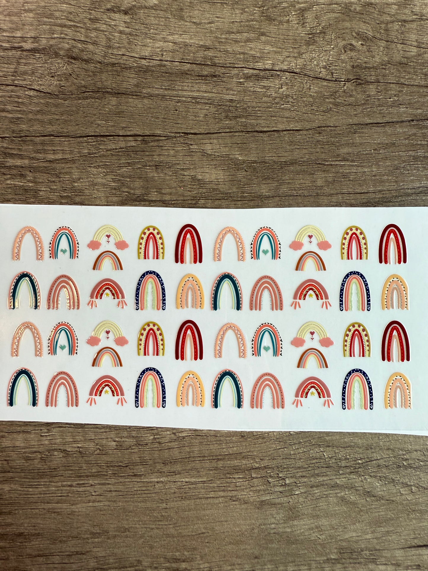 rainbow decal