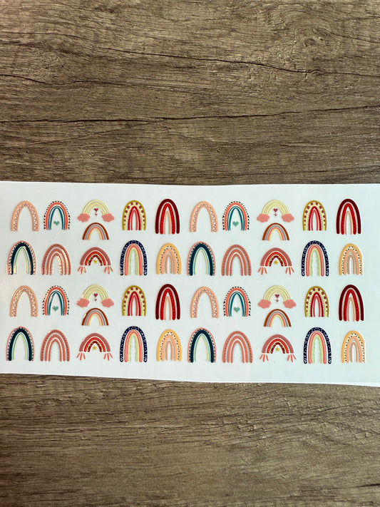rainbow decal