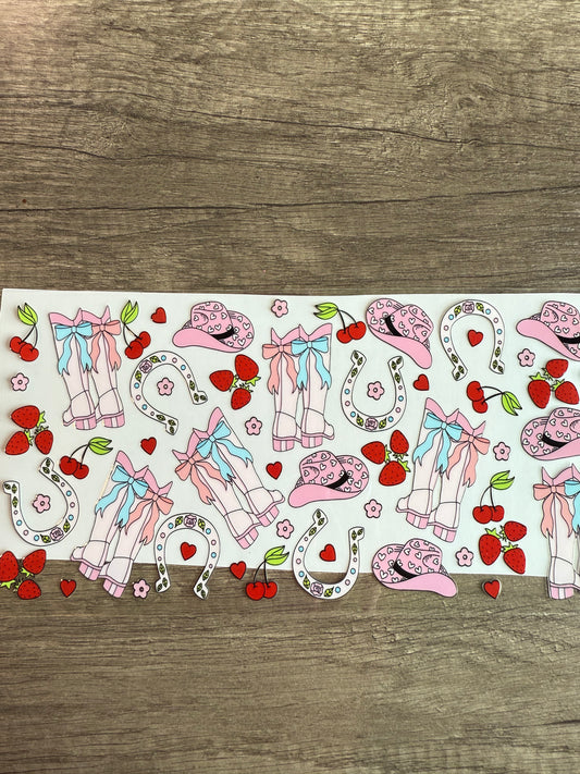 cowgirl decal