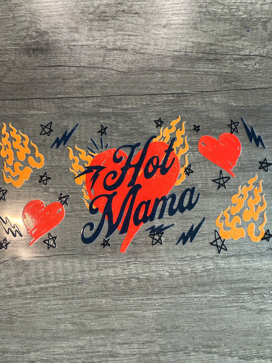 hot mama decal
