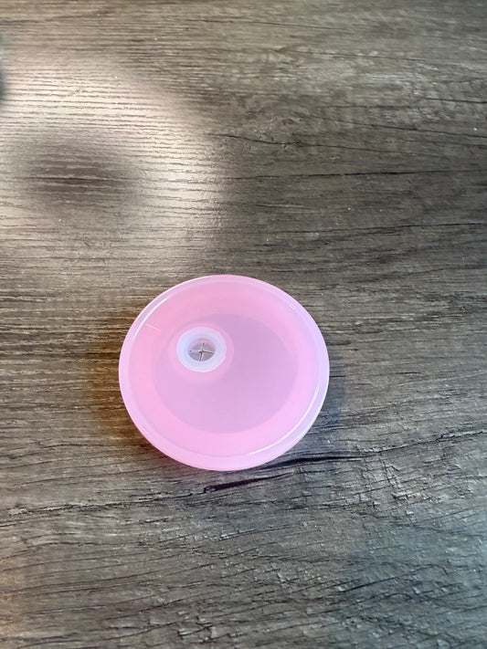 light pink lid