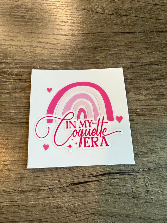 Coquette era decal