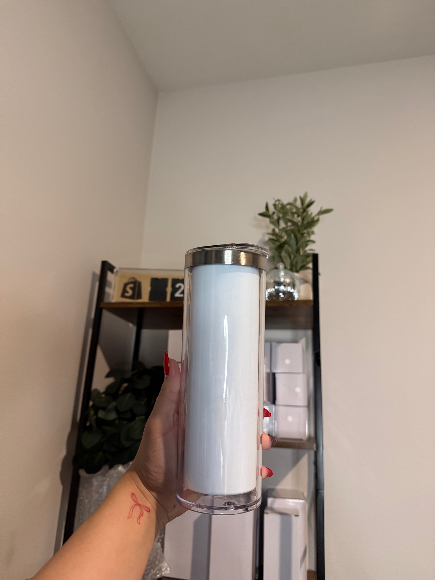 20 oz Stainless snow globe