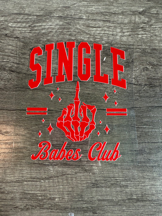 single decal