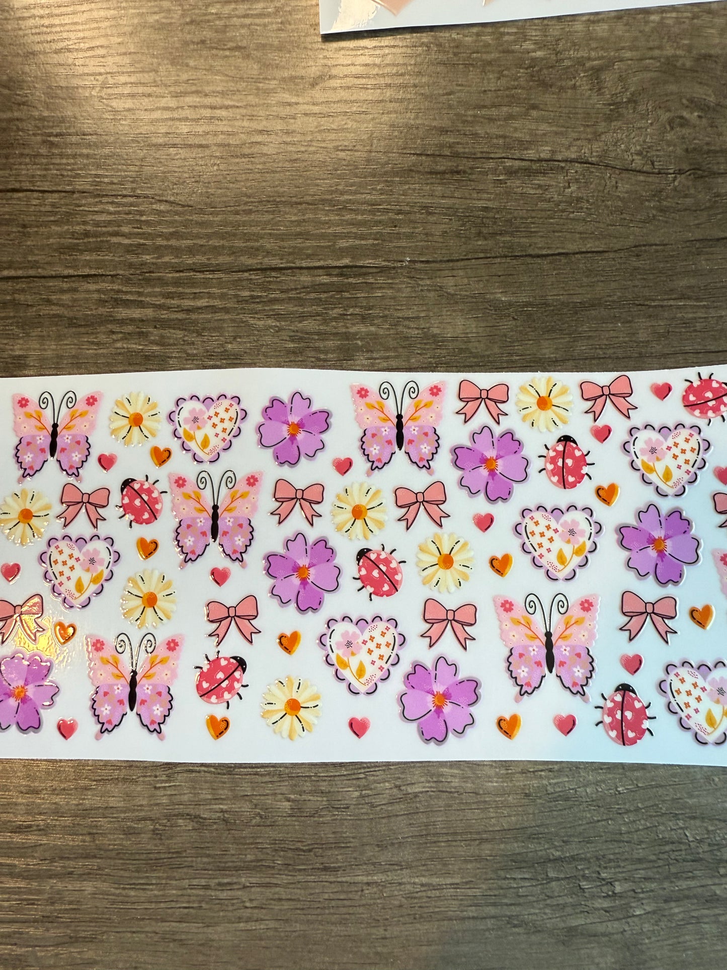 spring flowers decal