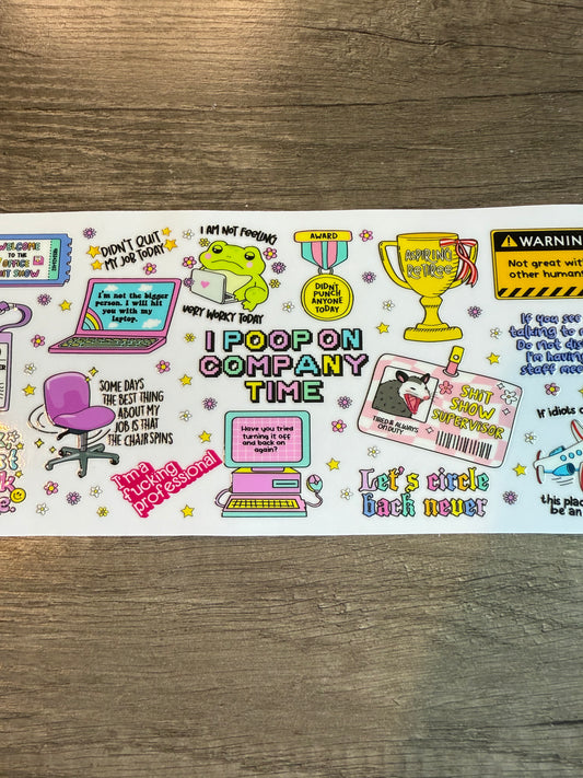 company time decal