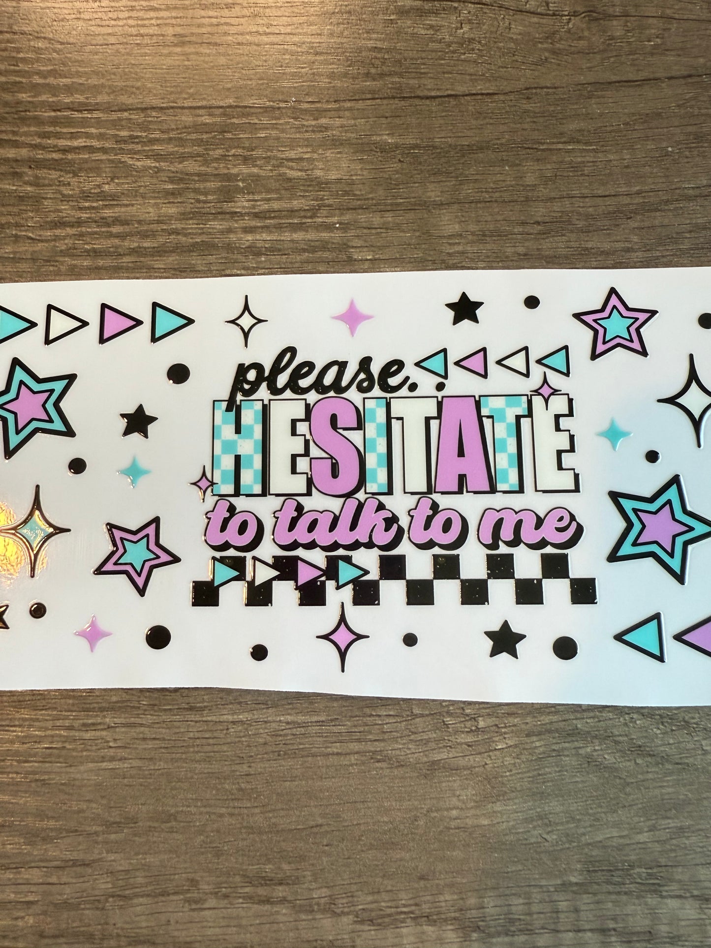 talk to me decal