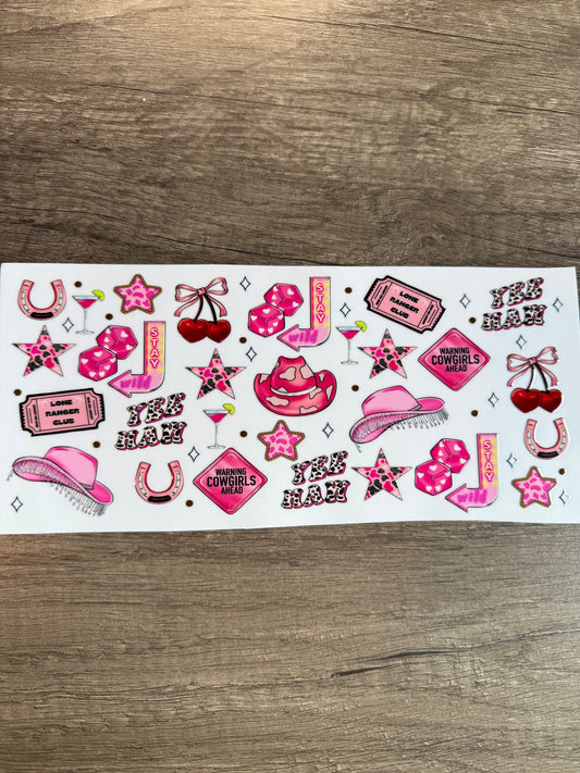 cowgirl decal