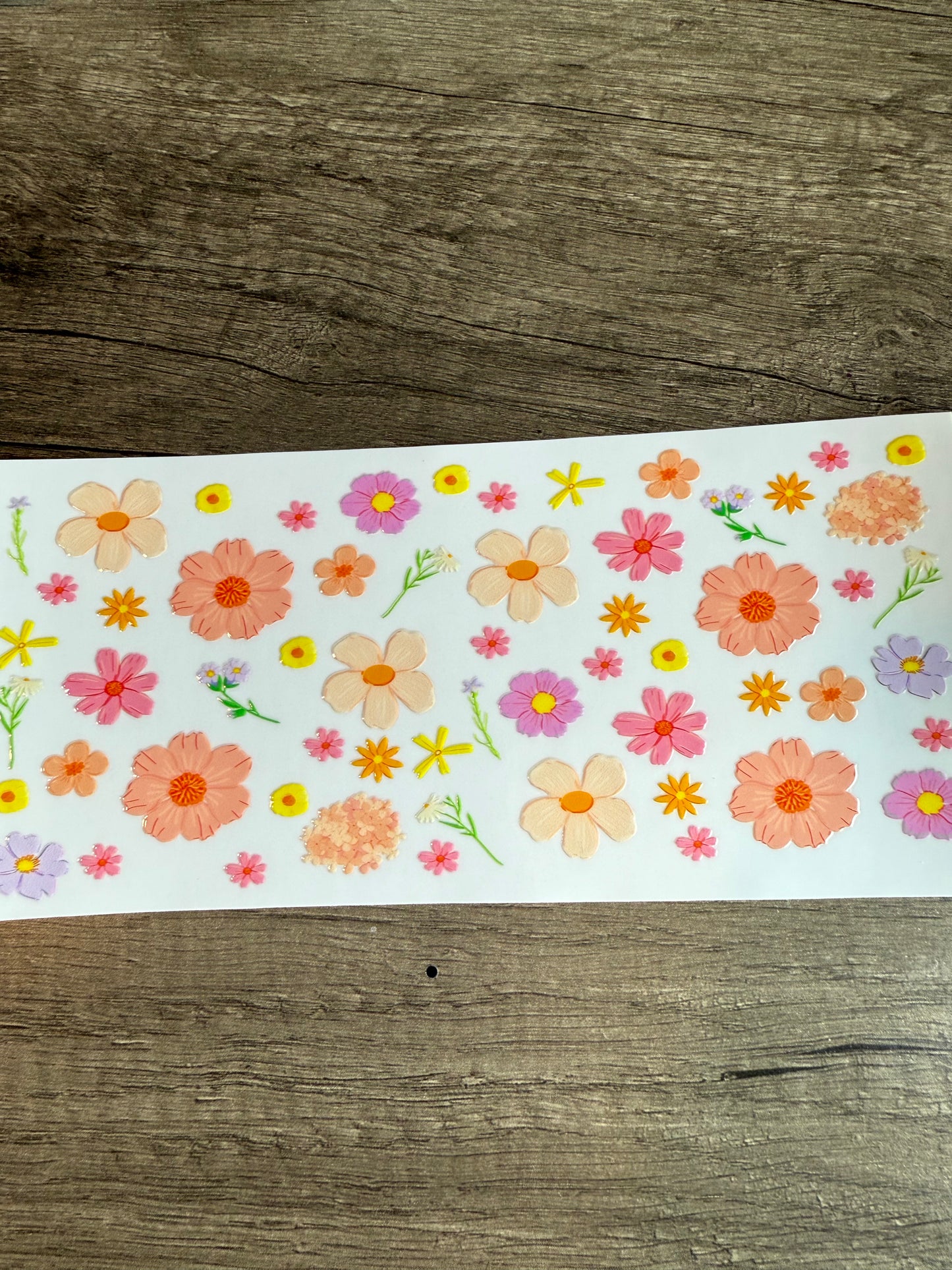Flower decal