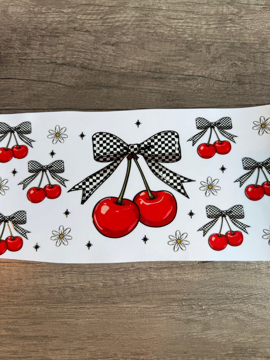 40 Oz cherry decal