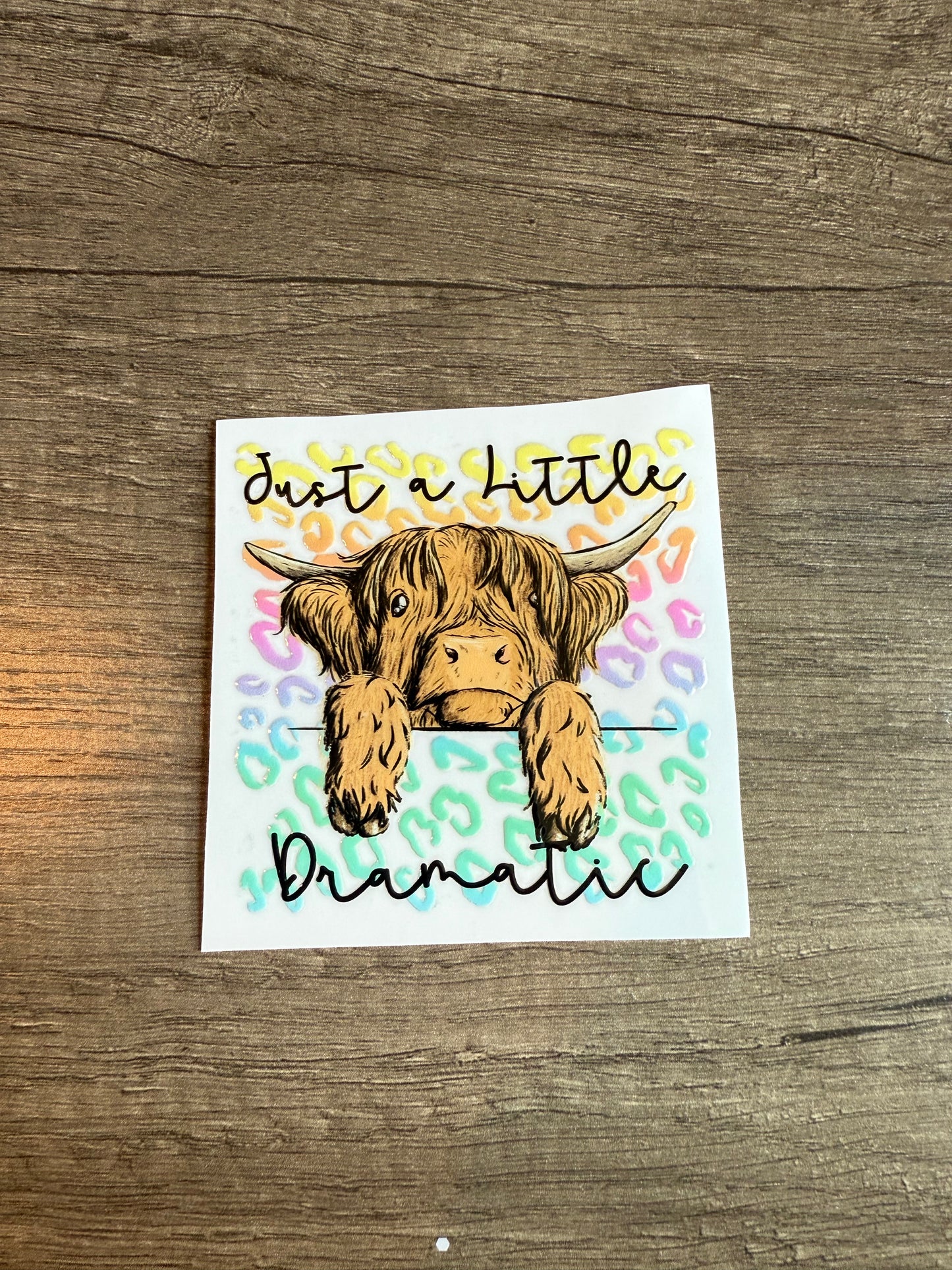 dramatic decal