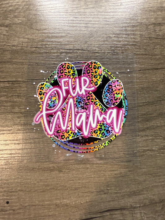 fur mama decal