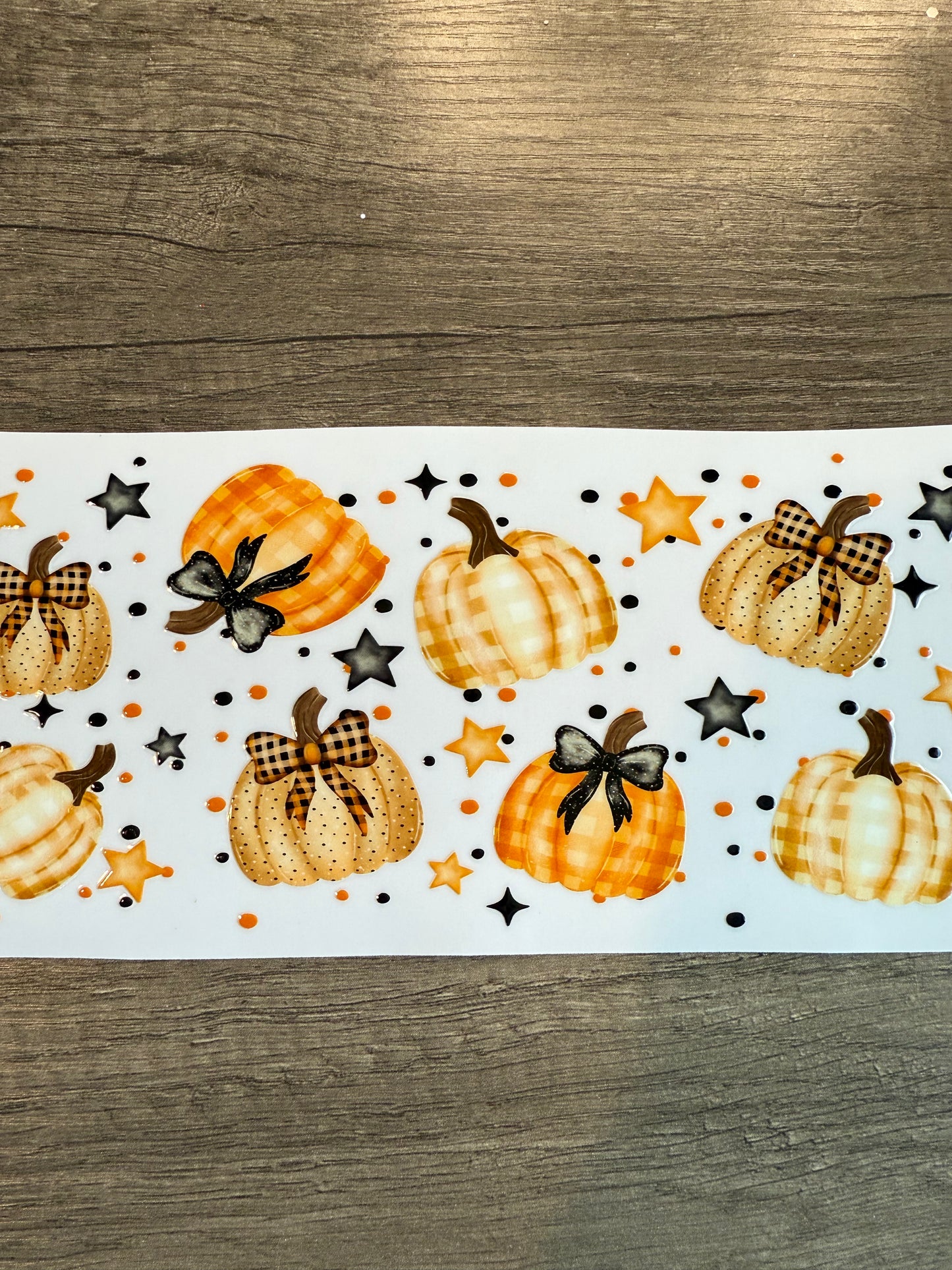 40 Oz pumpkin decal