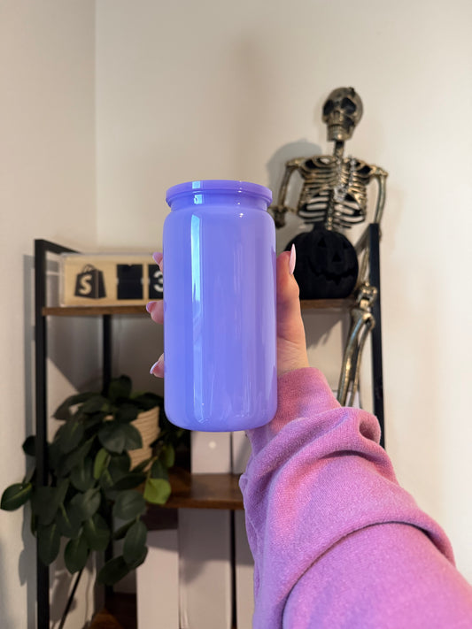 Acrylic light purple cup