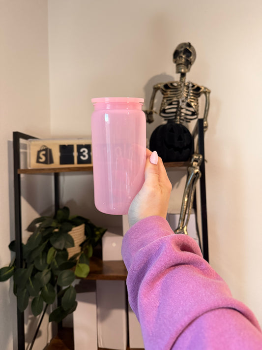 Acrylic light pink cup