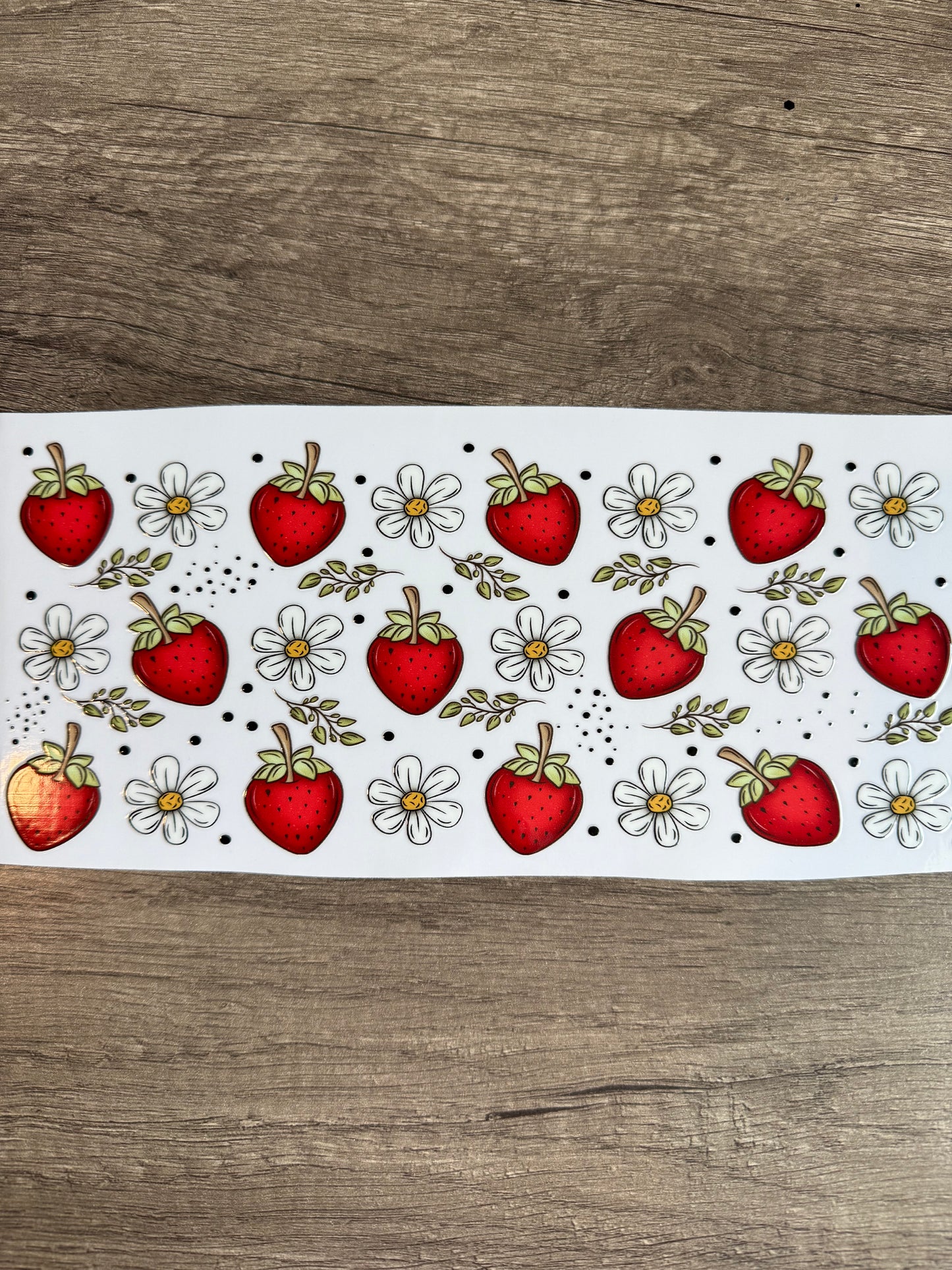 strawberry decal