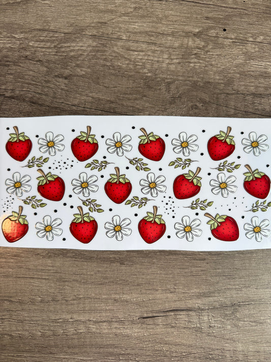 strawberry decal