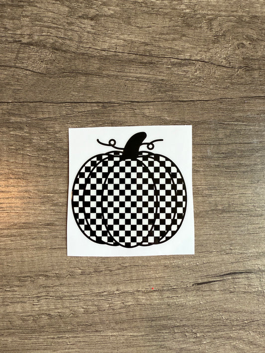 40 oz pumpkin decal