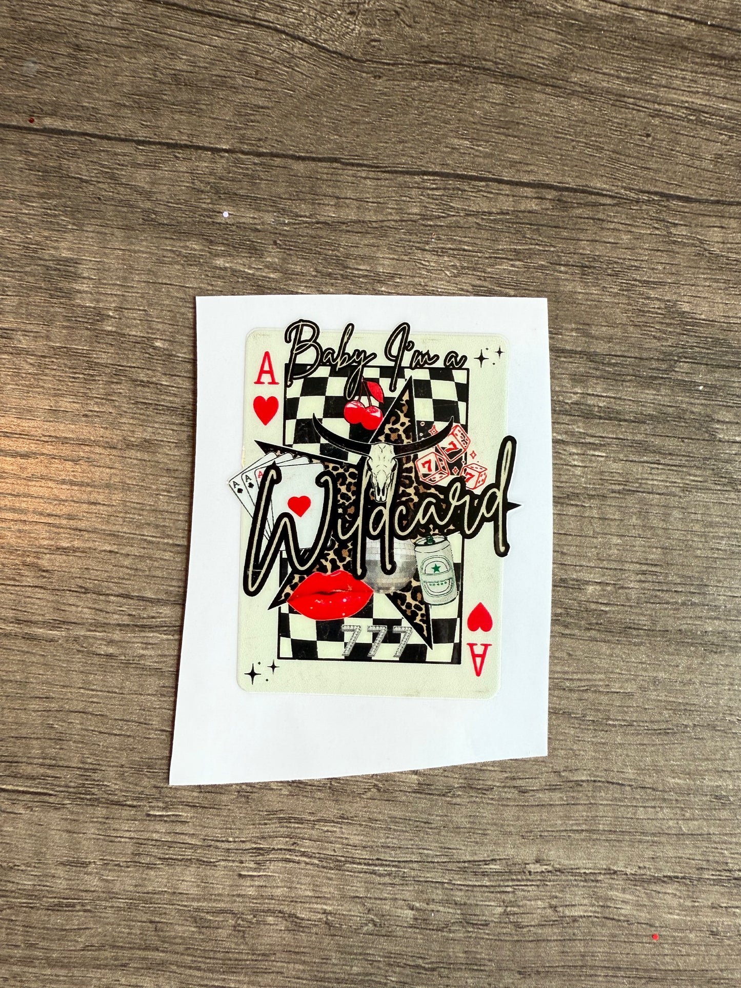 wild card decal