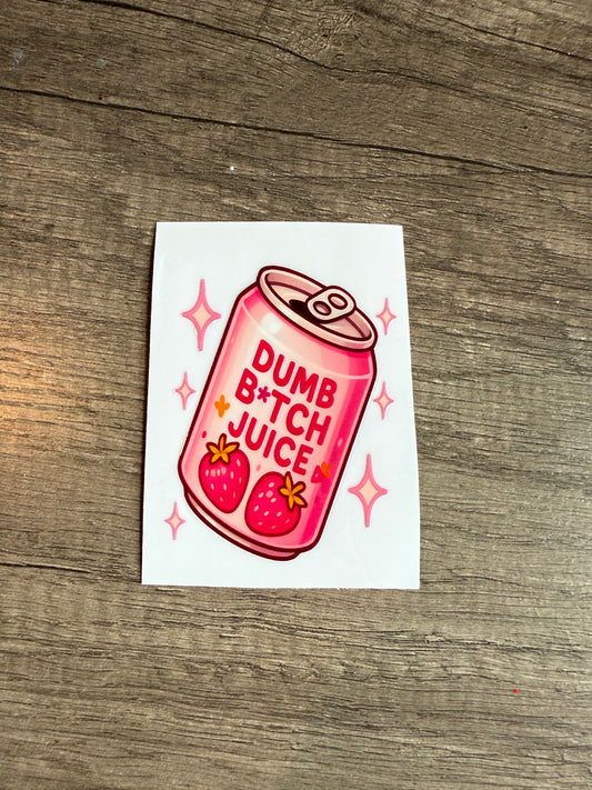dumb juice decal