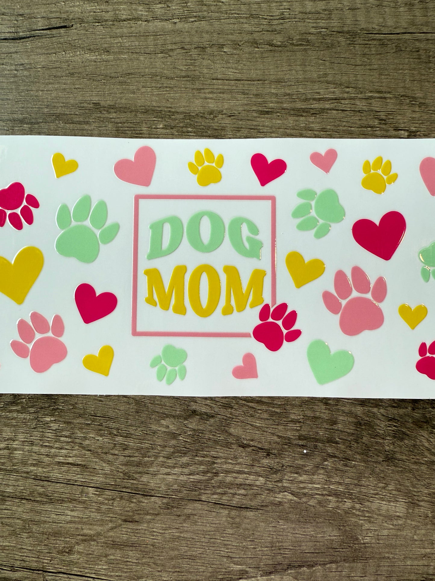 40 oz dog mom decal