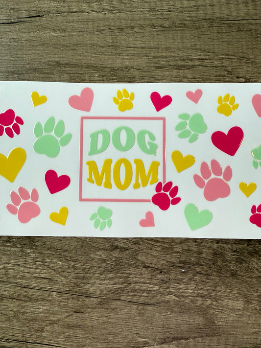 40 oz dog mom decal