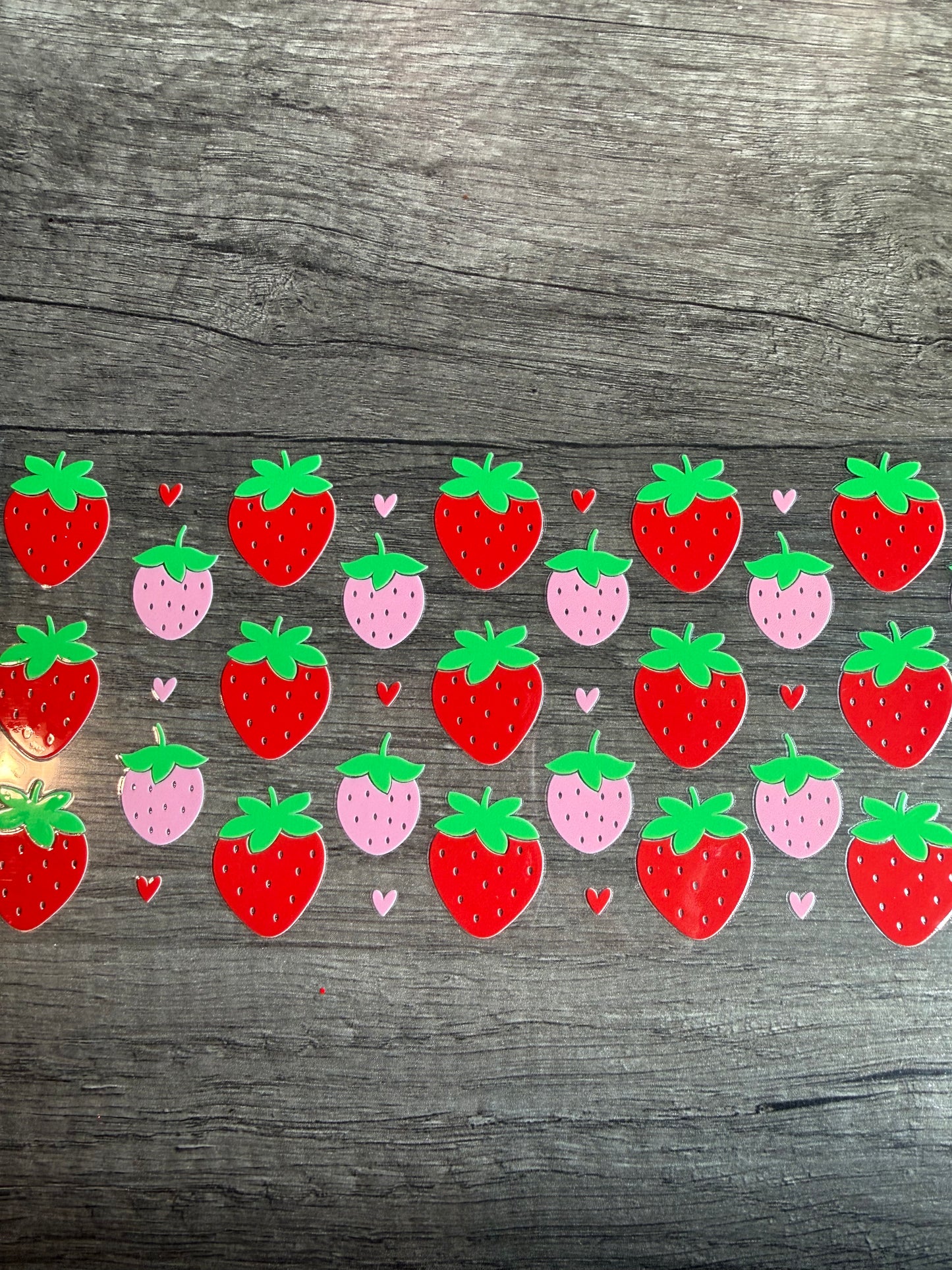 strawberry decal