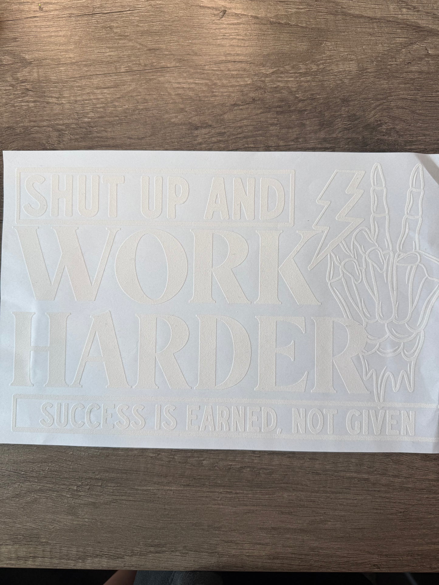work harder transfer