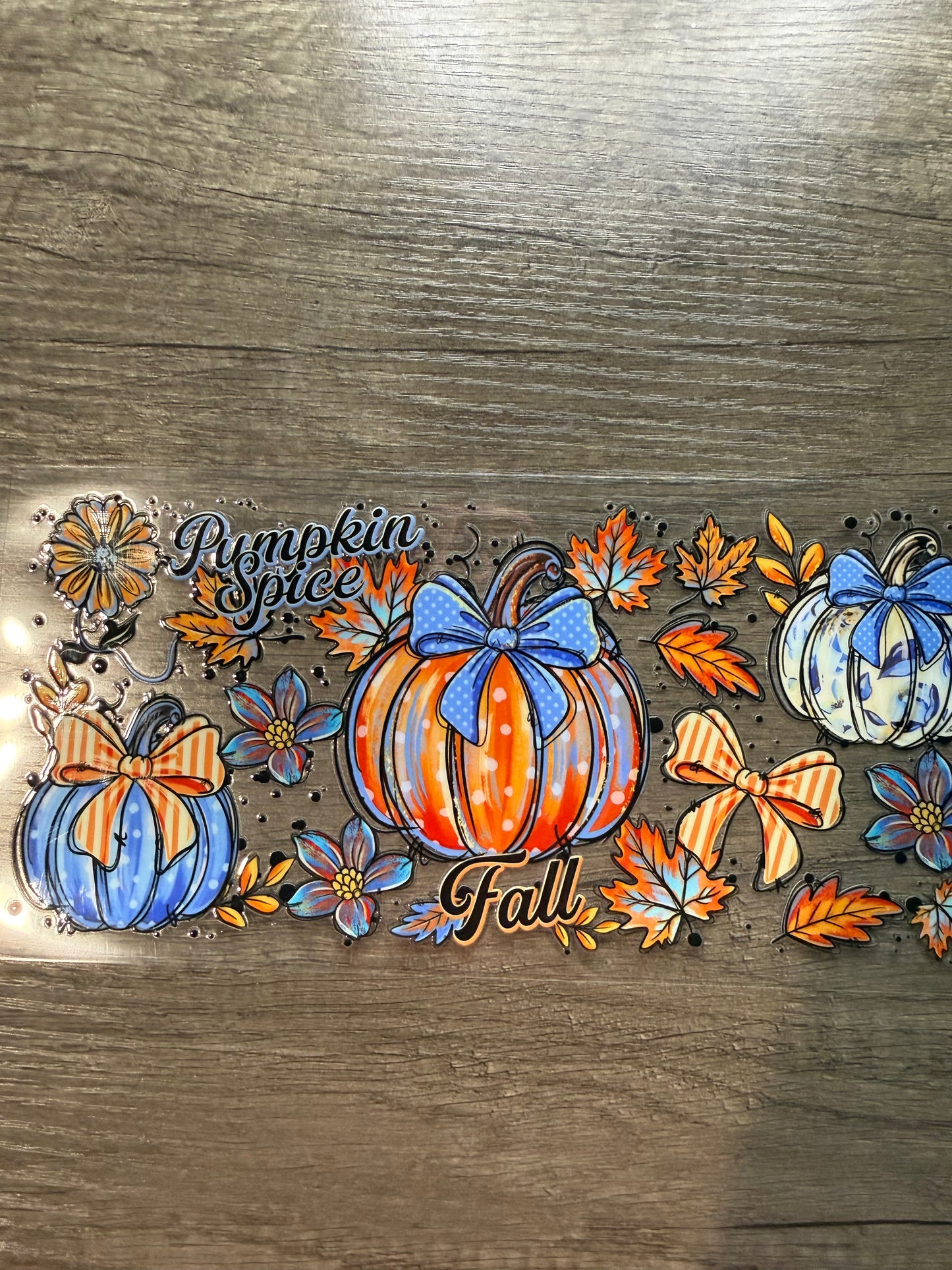 pumpkin spice decal