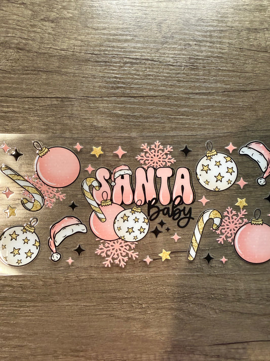 Santa baby decal