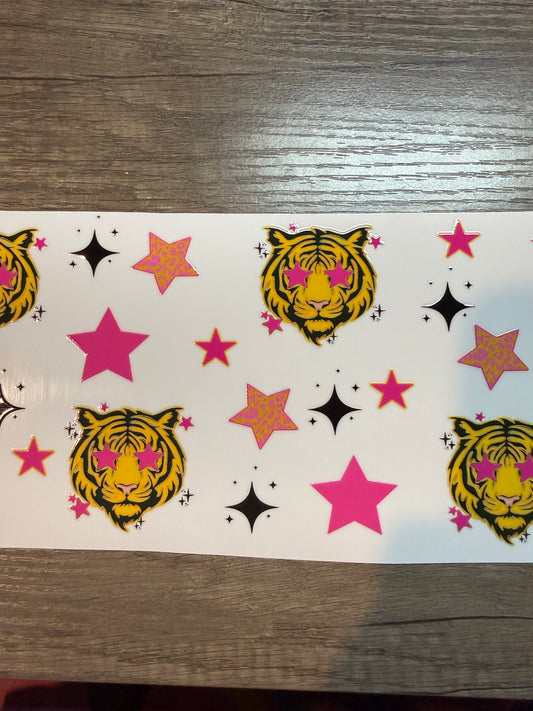 40 oz tiger decal