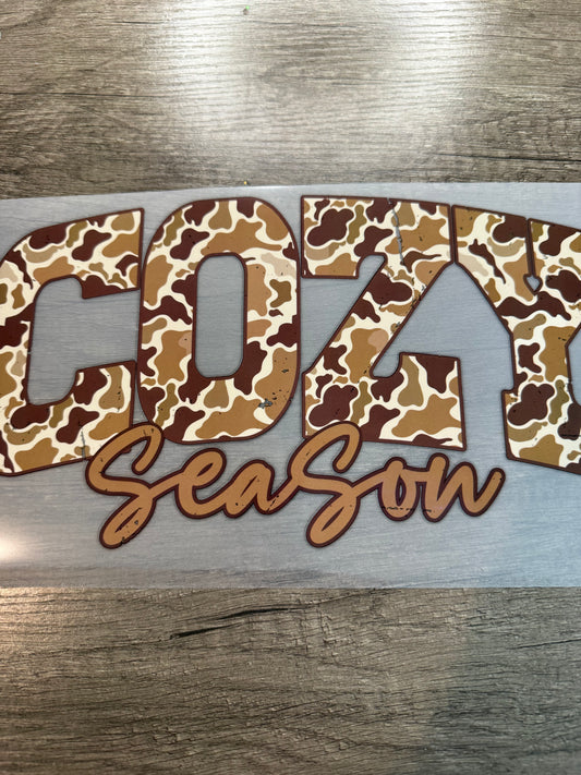 cozy camo transfer
