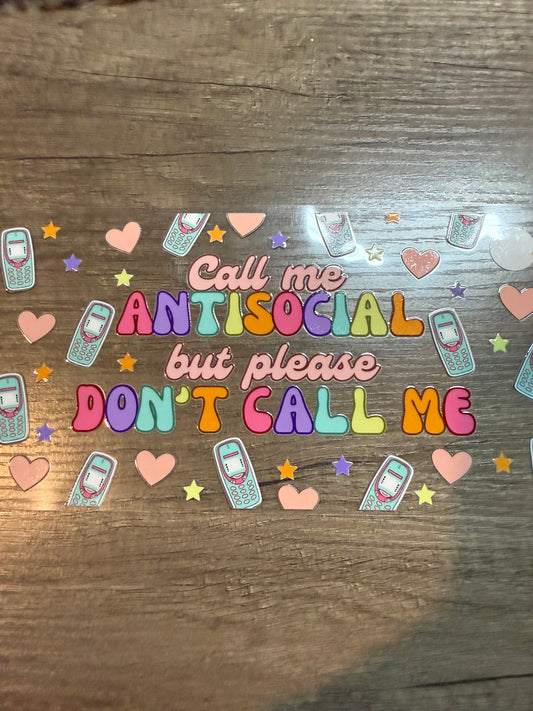 don't call me decal