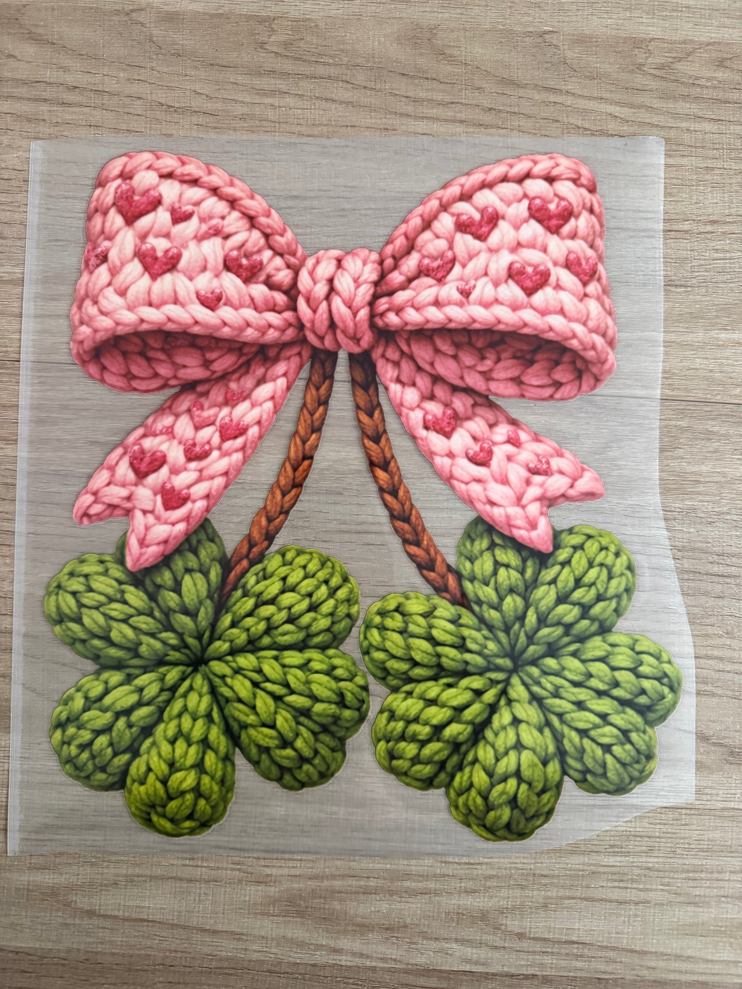faux yarn transfer