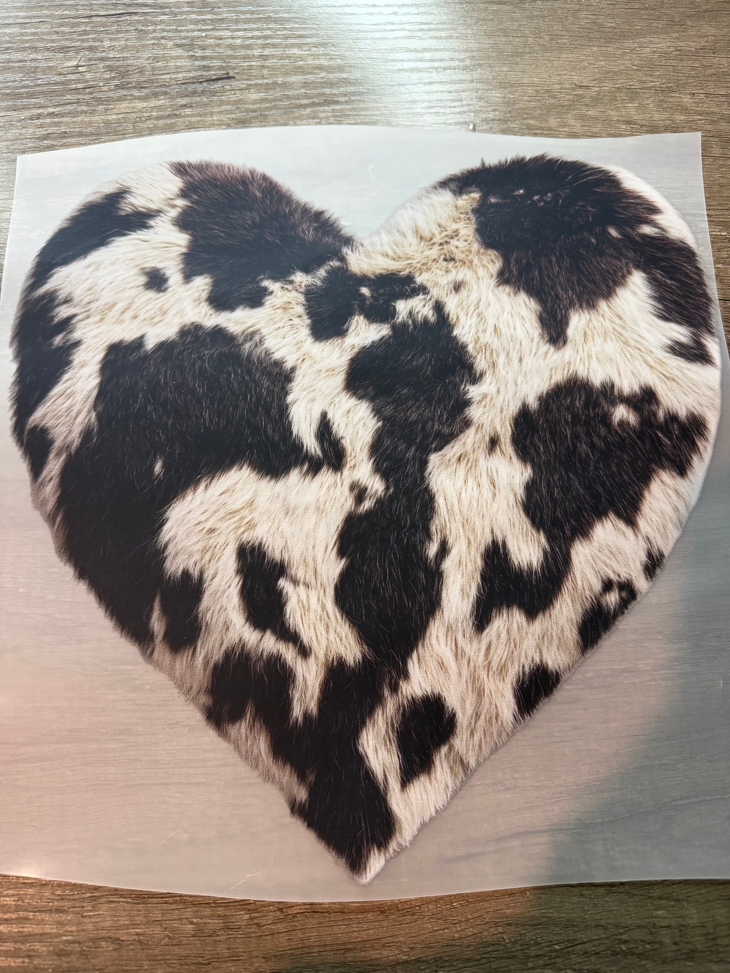 Cow Print Heart